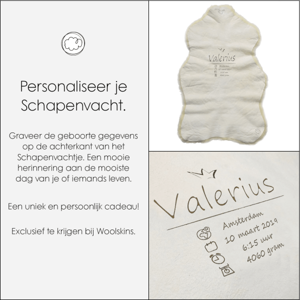 Woolskins Schapenvacht Baby