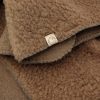 Woolen Crib Blanket / Baby Blanket – Thumbled Woolskins camel