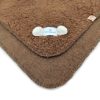 Woolen Crib Blanket / Baby Blanket – Thumbled Woolskins camel