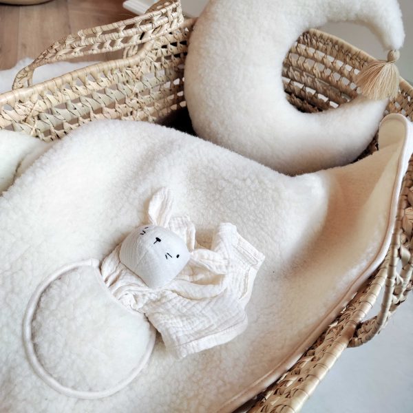 Wollen wiegdeken voor Baby Woolskins Ledikantdeken wol