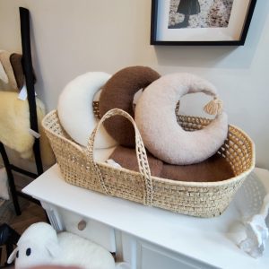 Wollen baby kussen sierkussen babykamer Woolskins