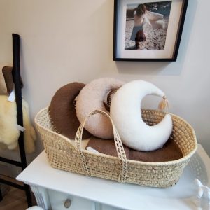 Wollen baby kussen sierkussen babykamer Woolskins