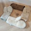 Wollen wanten dames Woolskins vingerloze handschoenen