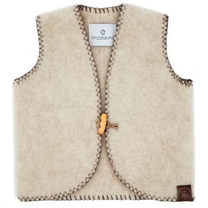 Wollen Bodywarmer voor baby & Kind Felted Beige 1 (