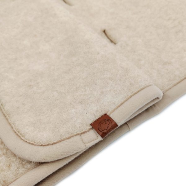 Chancelière en laine Landau / Buggy | Bakigo beige