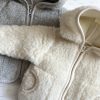 Wollen Babyjas A Basic Brand Woolskins grijs