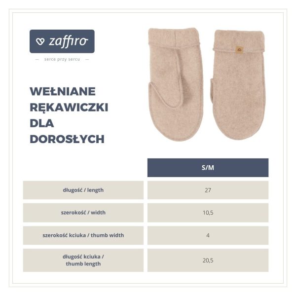 Wollen wanten Zaffiro Woolskins