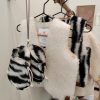 Wollen Babyslofjes Woolskins zebra