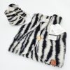 Wollen Babyslofjes Woolskins zebra